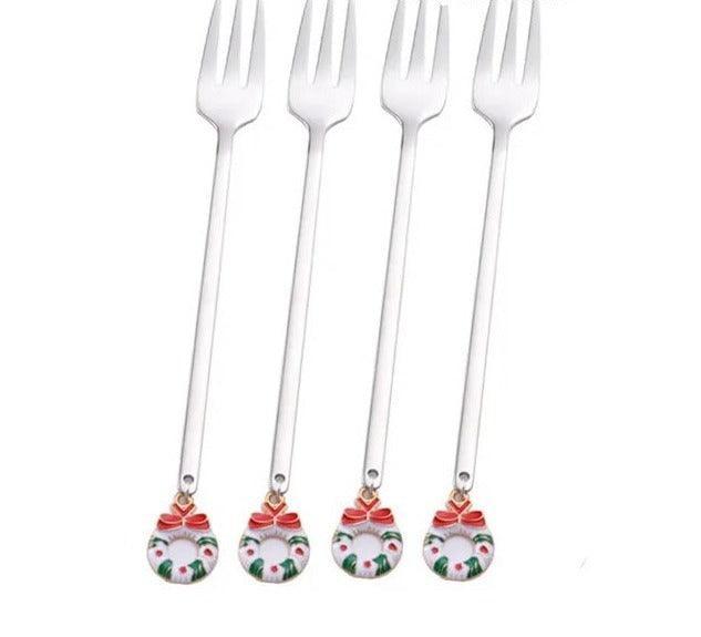 Yuletide Xmas Cutlery Gift Set - BLISOME