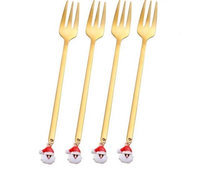 Yuletide Xmas Cutlery Gift Set - BLISOME