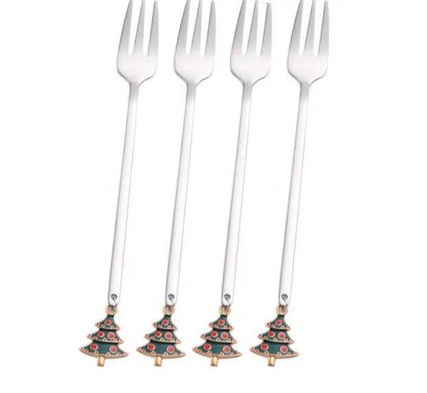 Yuletide Xmas Cutlery Gift Set - BLISOME