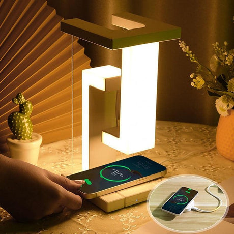 Zentro Table Lamp - Wireless Charger - BLISOME