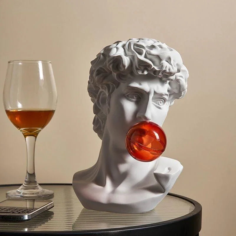 Adonis Bubble Gum Greek Statue - BLISOME