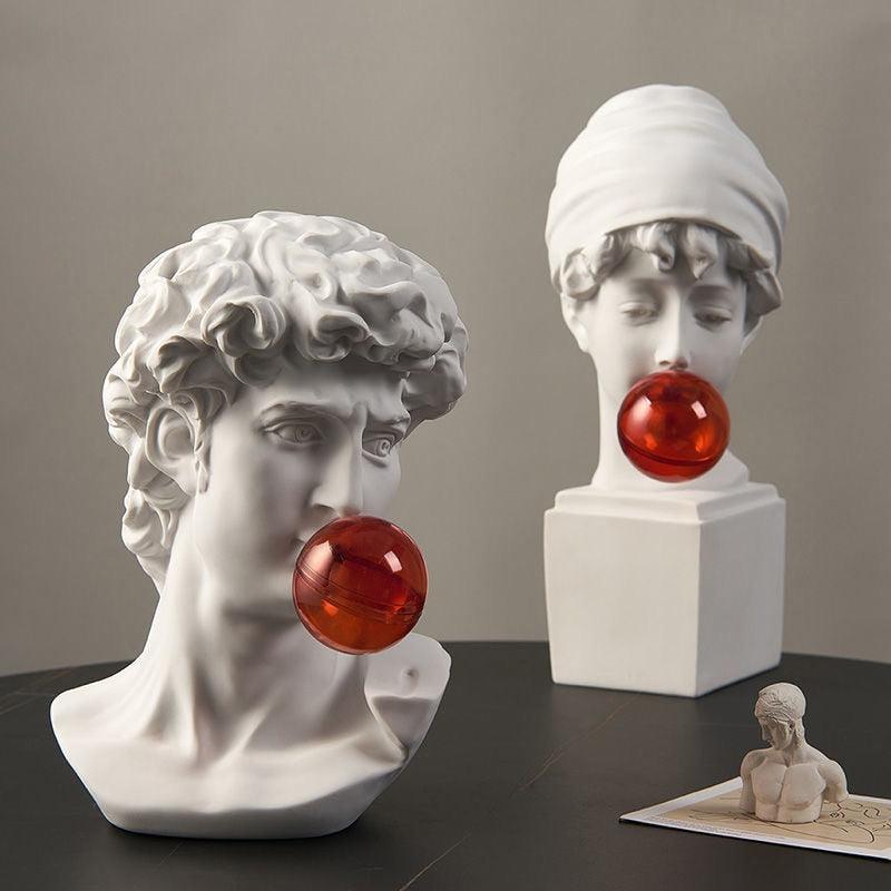 Adonis Greek Bubble Gum Statue - BLISOME