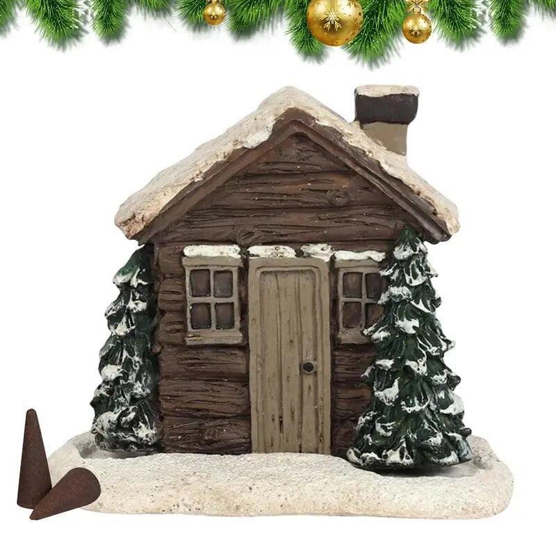 Camp Cozy Log Cabin Incense Burner - BLISOME