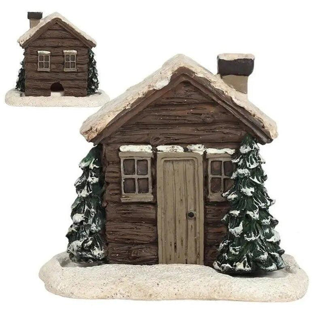 Camp Cozy Log Cabin Incense Burner - BLISOME