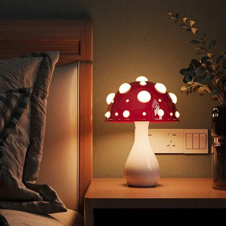 Cherry Mushroom Table Lamp - BLISOME