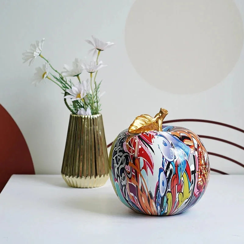 Cypress Graffiti Apple Statue - BLISOME