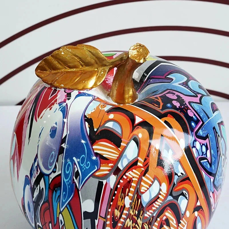 Cypress Graffiti Apple Statue - BLISOME
