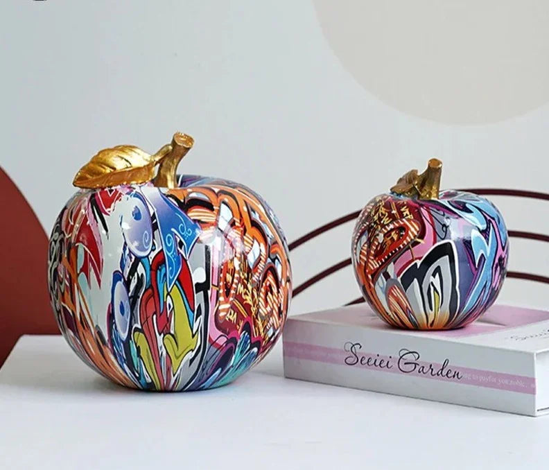 Cypress Graffiti Apple Statue - BLISOME