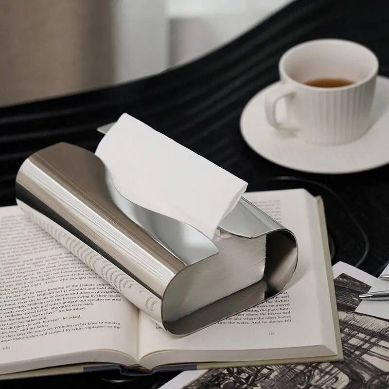 Elle Steel Tissue Holder - BLISOME