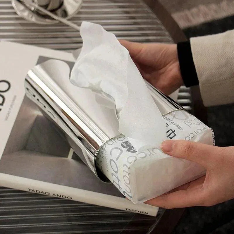 Elle Steel Tissue Holder - BLISOME