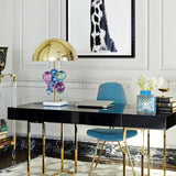 Esme Golden Crystal Mushroom Table Lamp - BLISOME