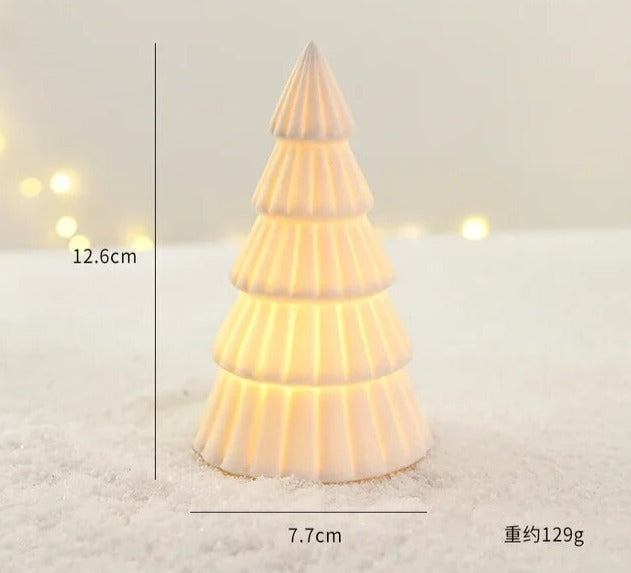 Festive Ceramic Light Up Statue Collection - BLISOME