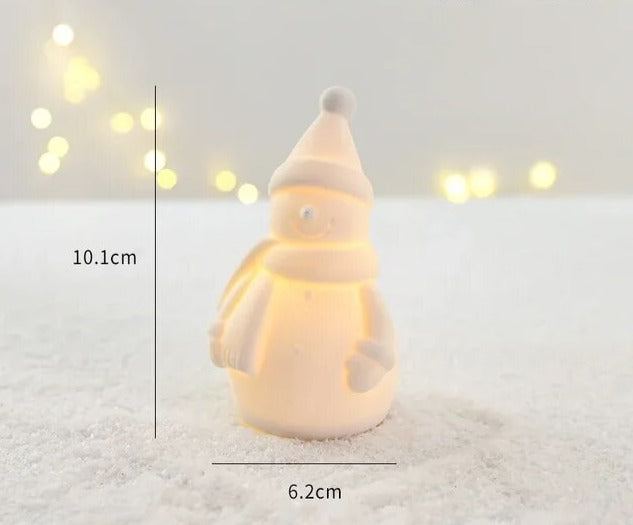 Festive Ceramic Light Up Statue Collection - BLISOME