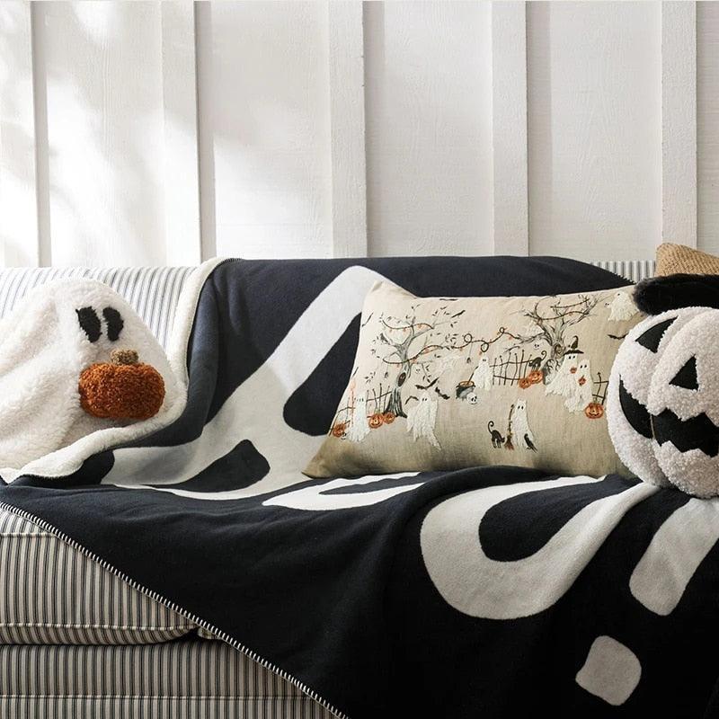 Henry The Ghost Pumpkin Pillow - BLISOME