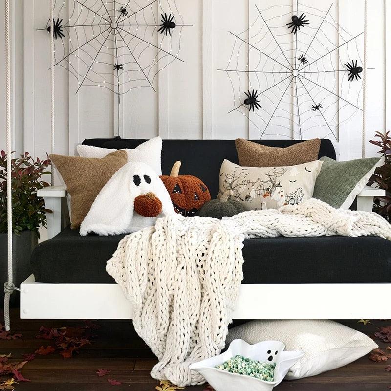 Henry The Ghost Pumpkin Pillow - BLISOME
