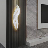 Lumina Golden Feather Wall Light - BLISOME