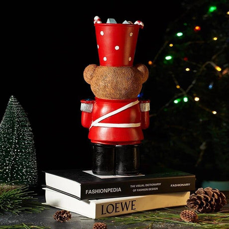 Mr. Cocoa Nutcracker Bear Statue - BLISOME
