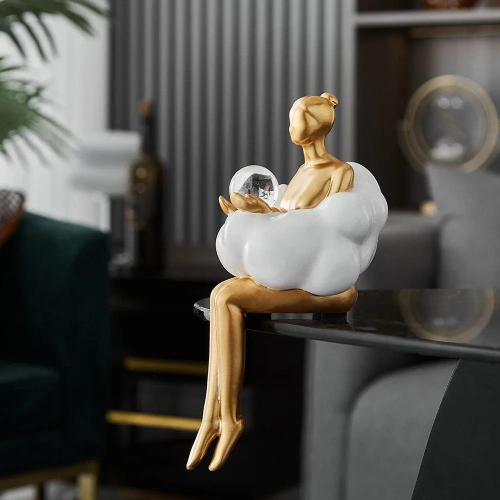 Nebula Muse "Cloud Woman" Statue - BLISOME