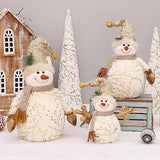 Noel Golden Snowman Plush Shelf Decor - BLISOME