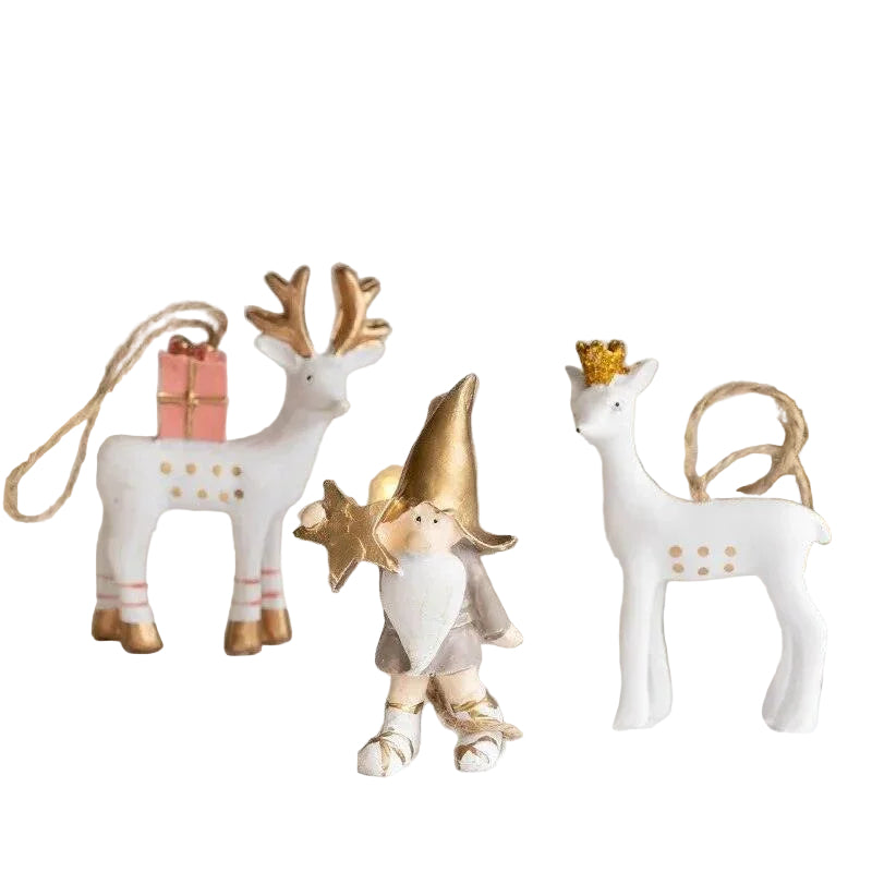 Winter Wonderland Ornament Set – Elegant Tree Decorations 