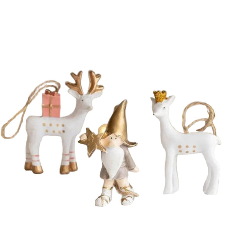 Winter Wonderland Ornament Set – Elegant Tree Decorations 