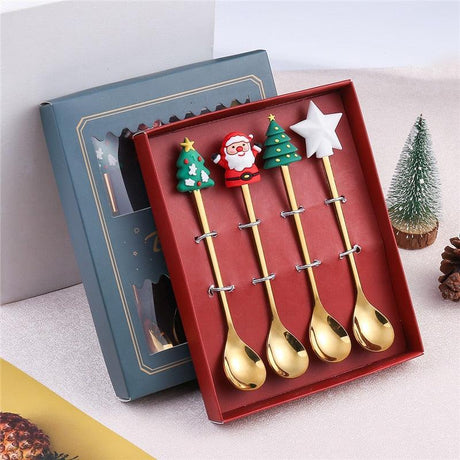 Yuletide Xmas Cutlery Gift Set - BLISOME